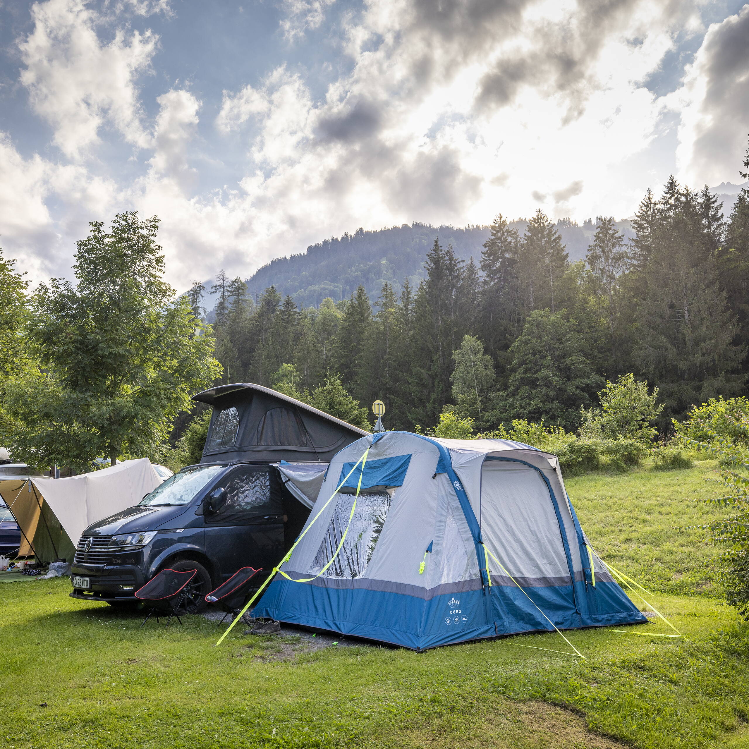 Standardparzelle Camping Grassi Frutigen Standardparzelle